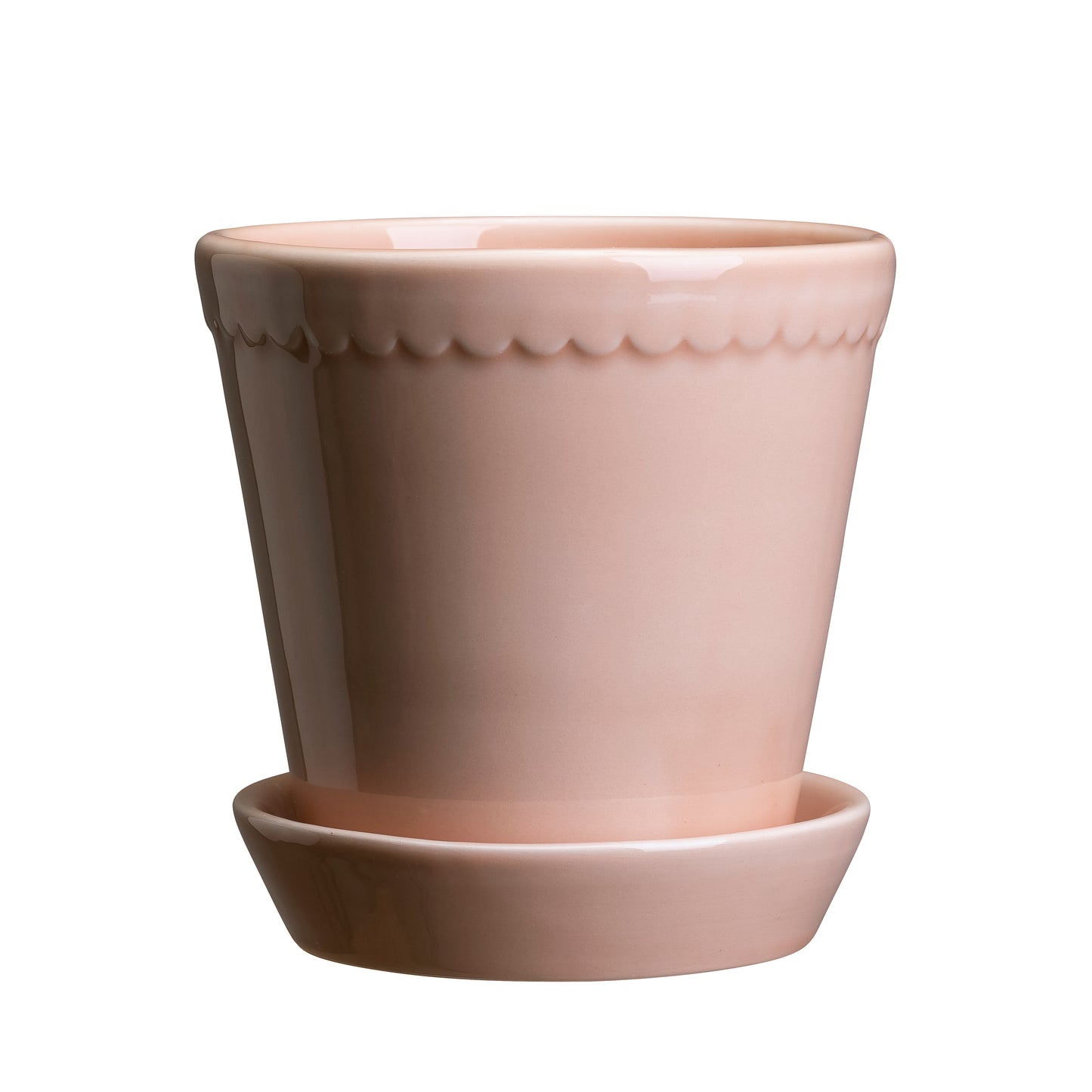 Helena rose glazed pot