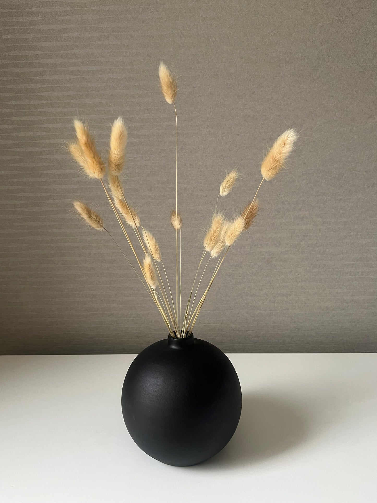 Copenhagen round vase - Black