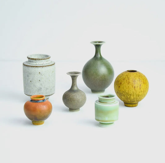 Miniature assorted vases