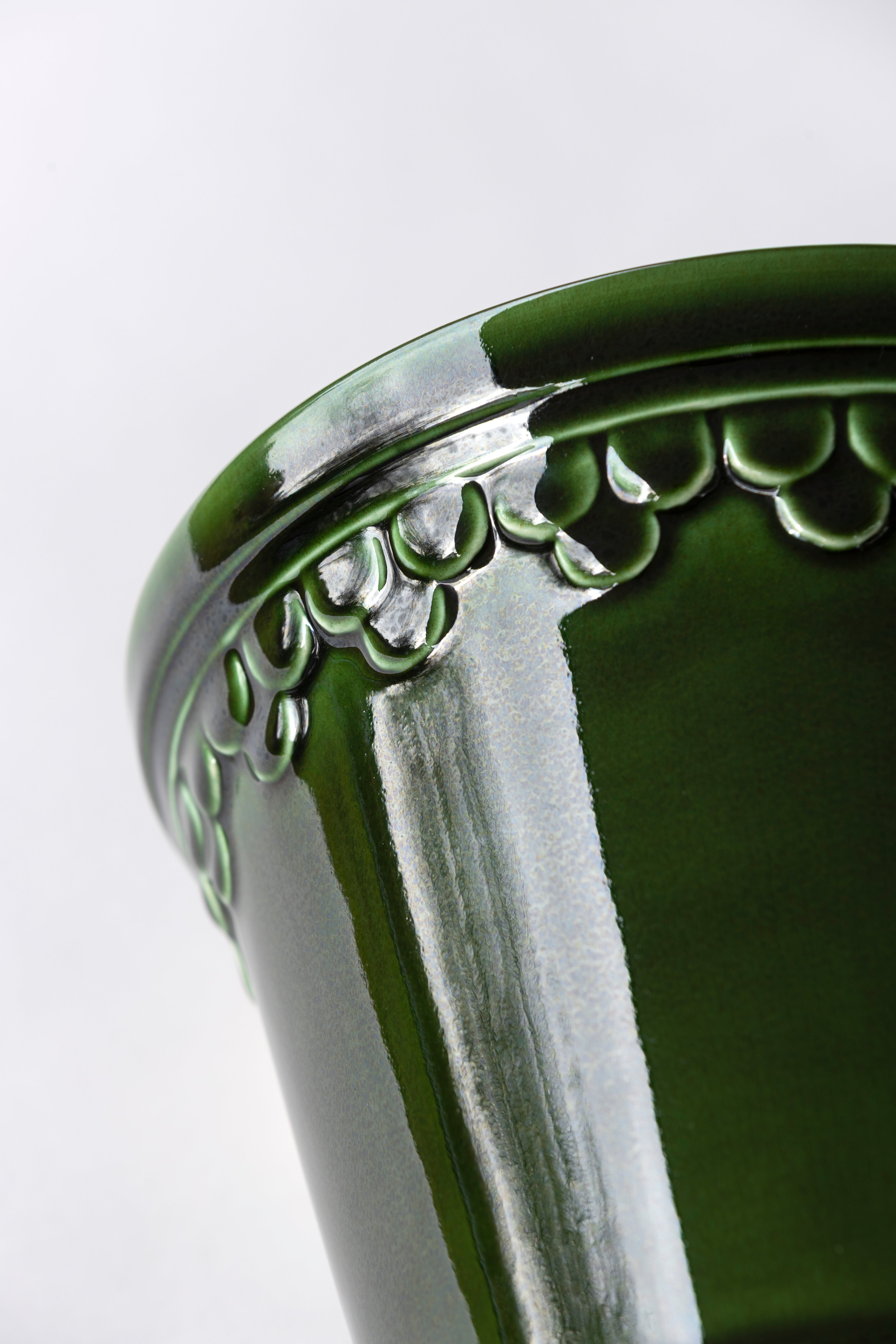 Bergs potter Copenhagen glazed pot