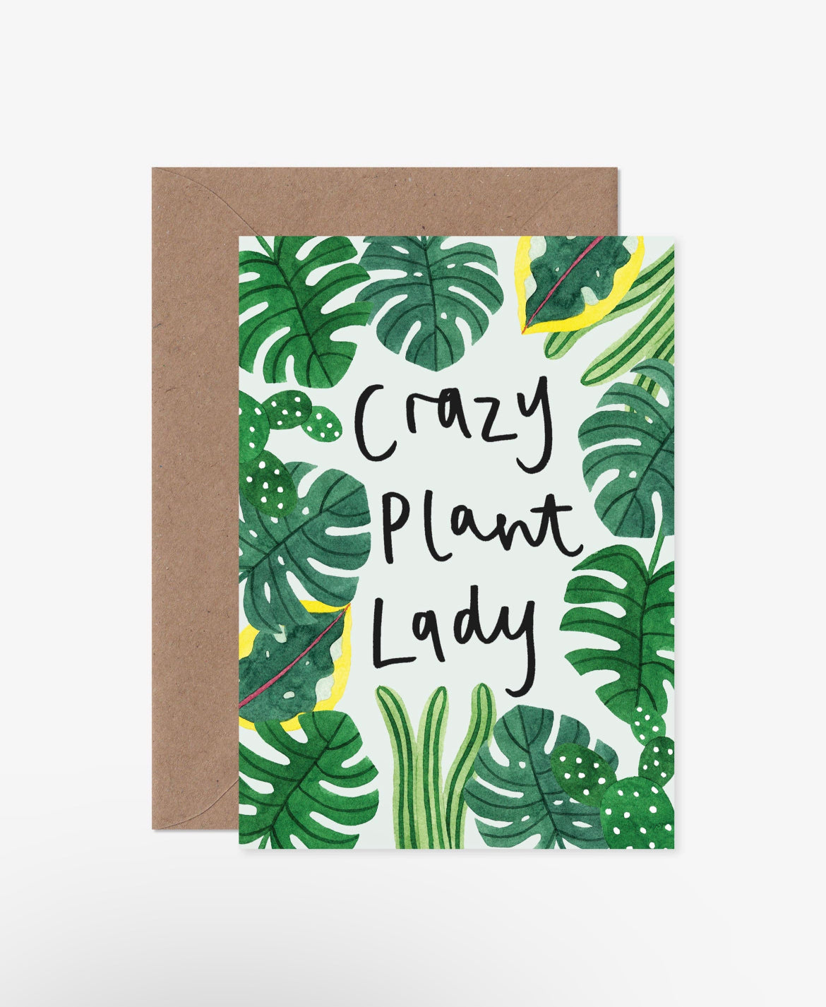 Crazy plant lady card