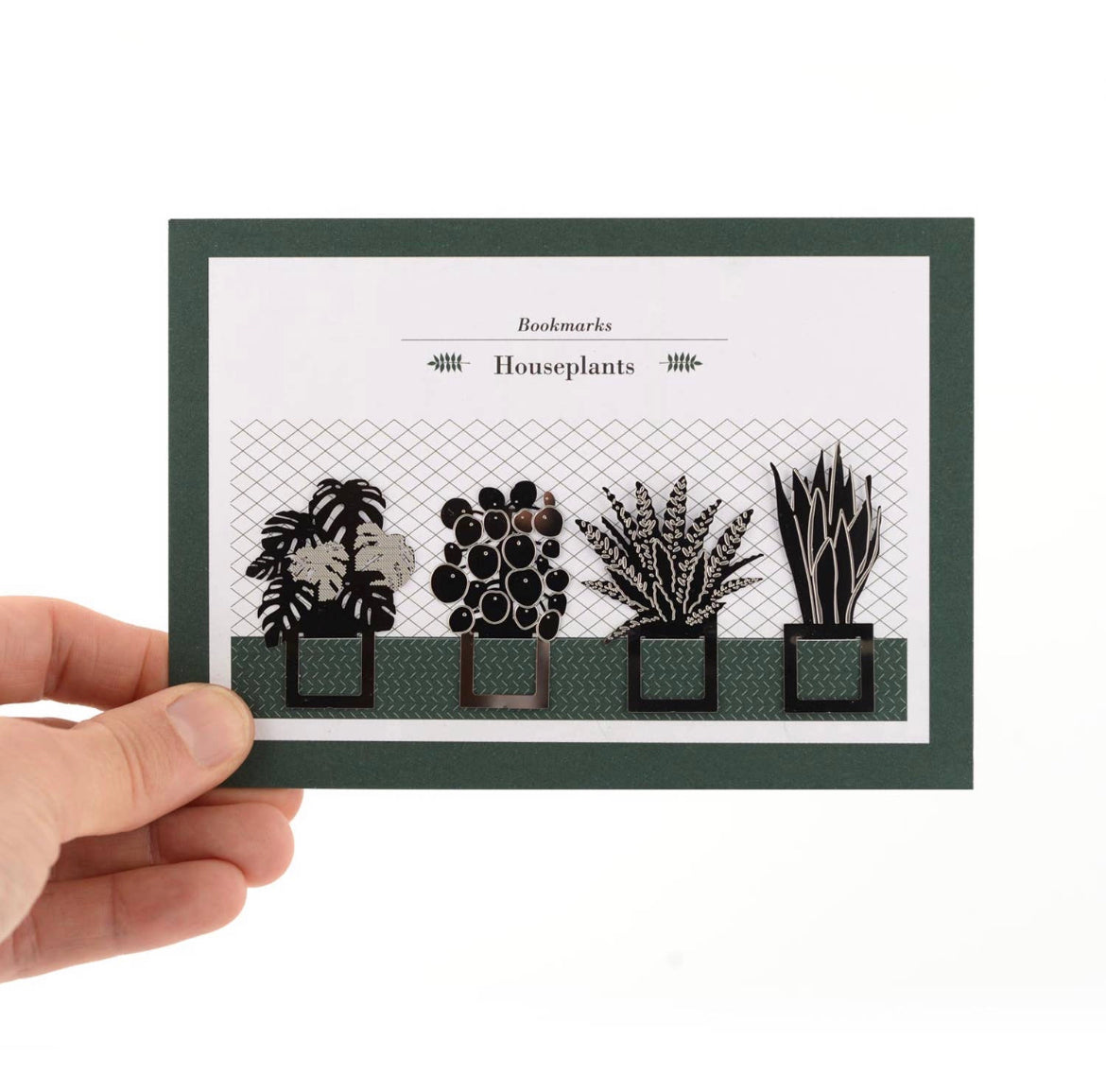 Bookmark set - houseplants