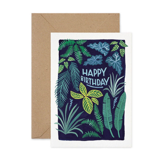 Jungle birthday card